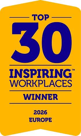 Top 30 inspiring places to work 2026 Europe Winner 1