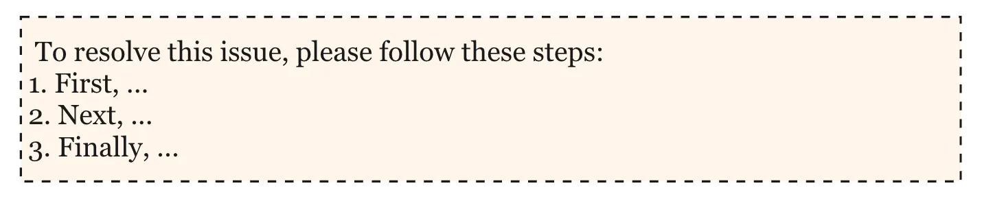 Break down the solution email: 