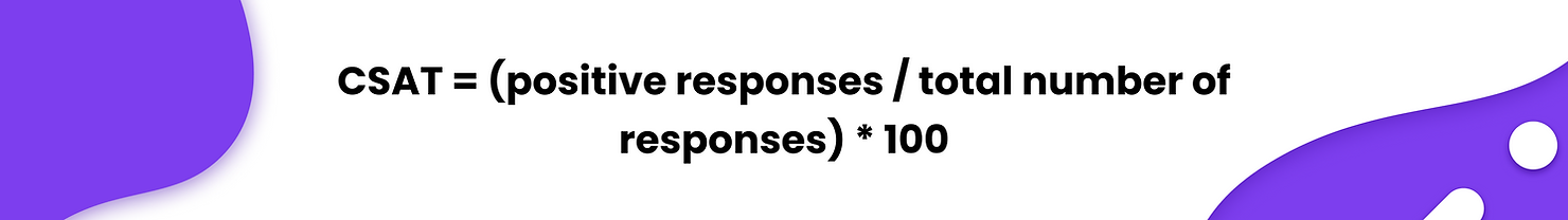 CSAT formula