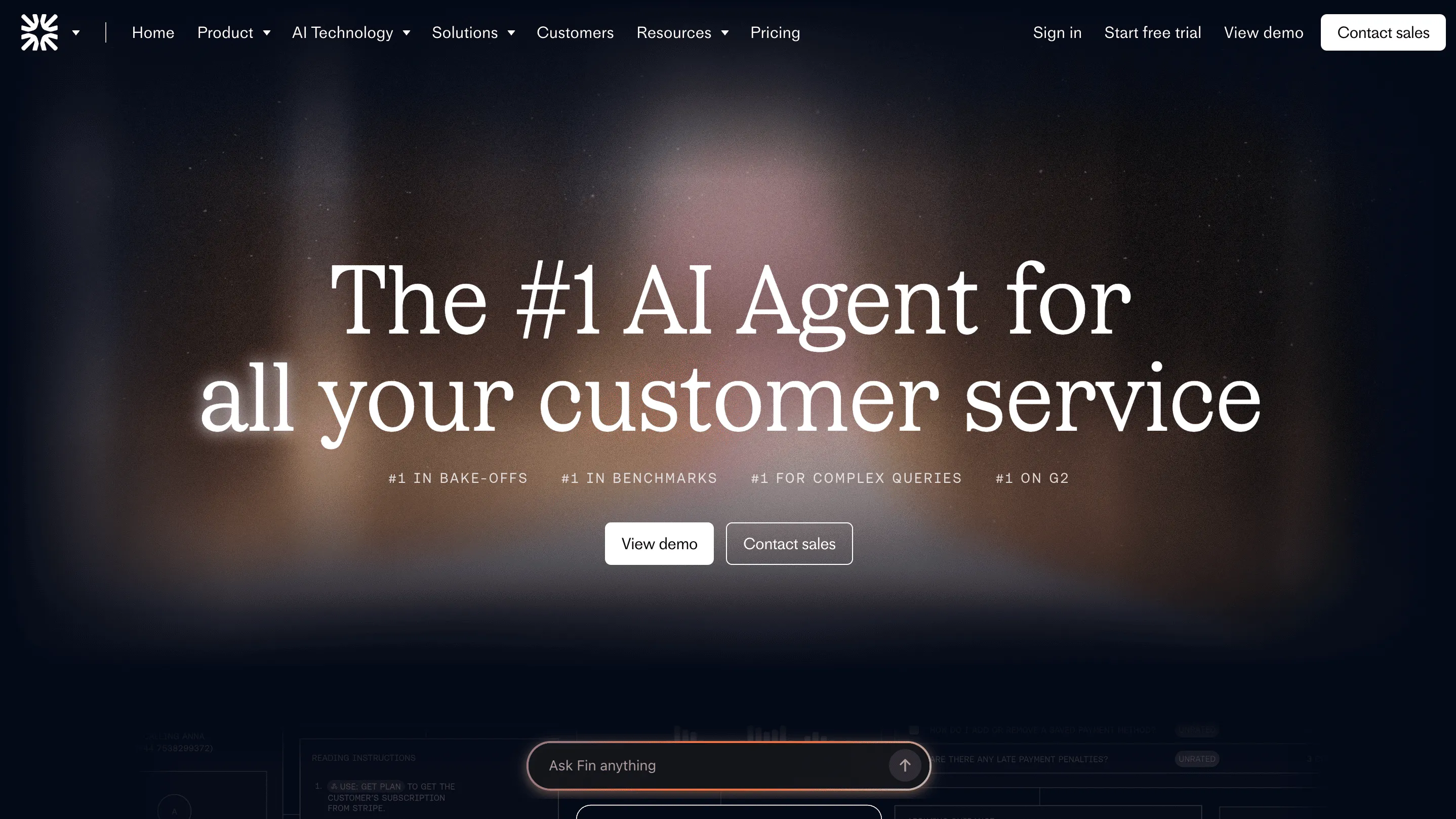 Fin AI von Intercom