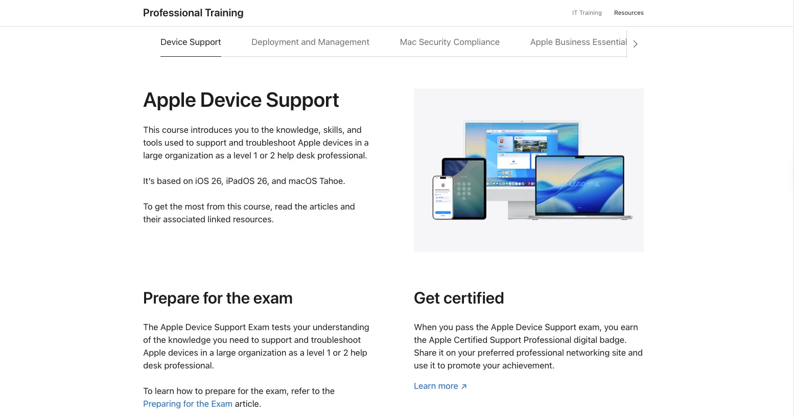 Apple: Genius Bar Training
