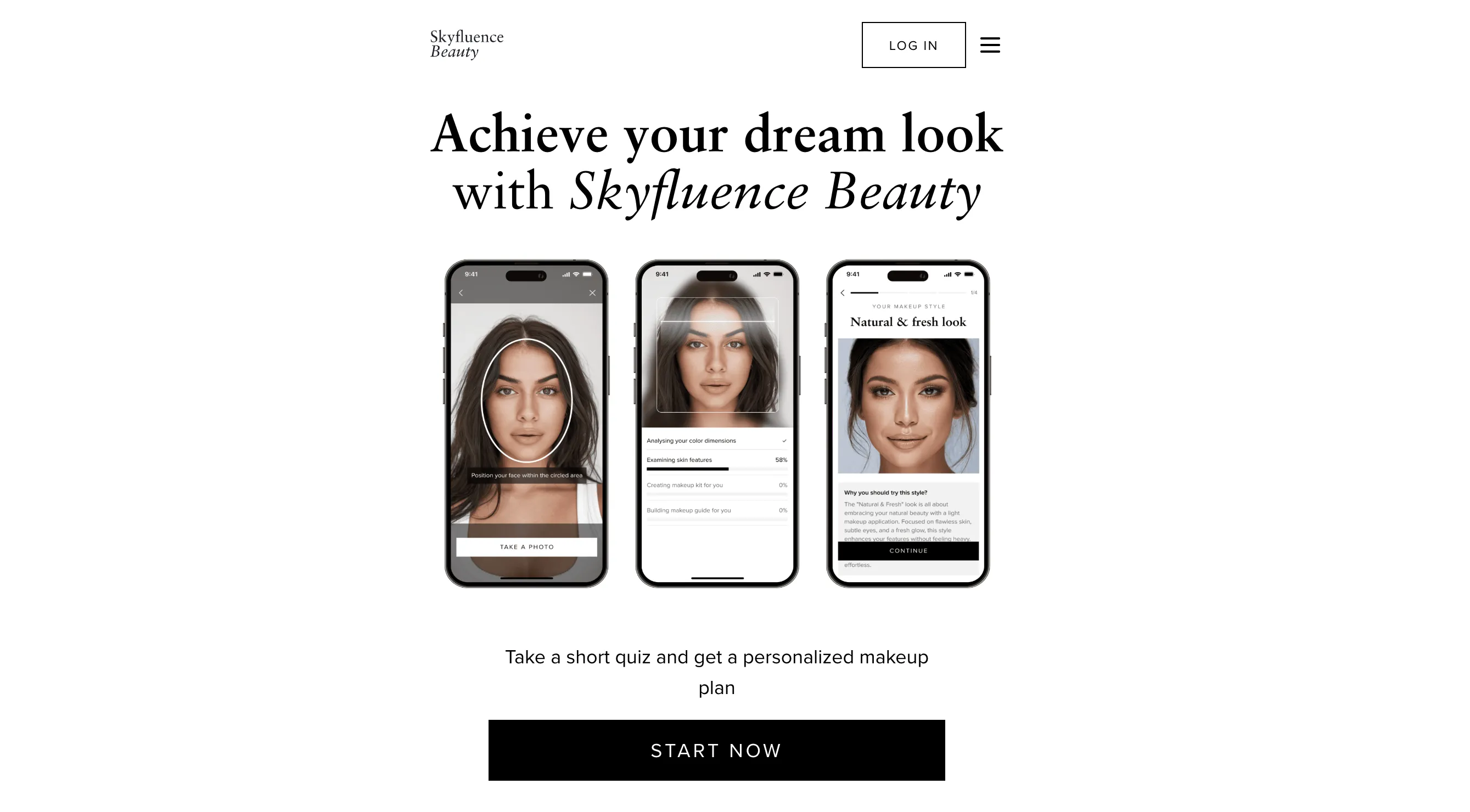 Skyfluence Beauty SaaS-Anwendung