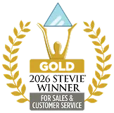 2026 Stevie winner for sales & customer service