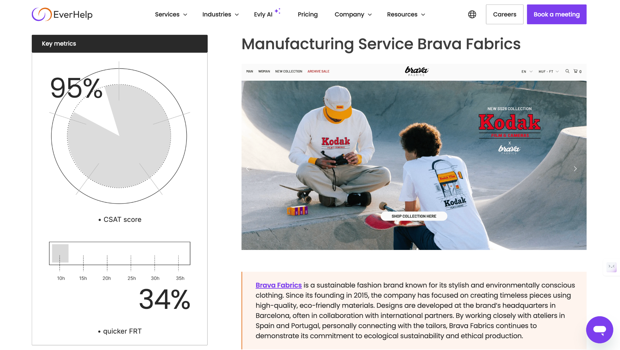 Brava case study screenshot